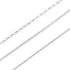 Picture of Brass Necklace Link Chain 18K Real Platinum Plated 1 Piece