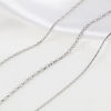 Picture of Brass Necklace Link Chain 18K Real Platinum Plated 1 Piece