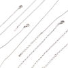 Picture of Brass Necklace Link Chain 18K Real Platinum Plated 1 Piece