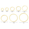 Picture of Brass Connectors Charms Pendants 18K Real Gold Plated Circle Ring