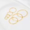 Picture of Brass Connectors Charms Pendants 18K Real Gold Plated Circle Ring
