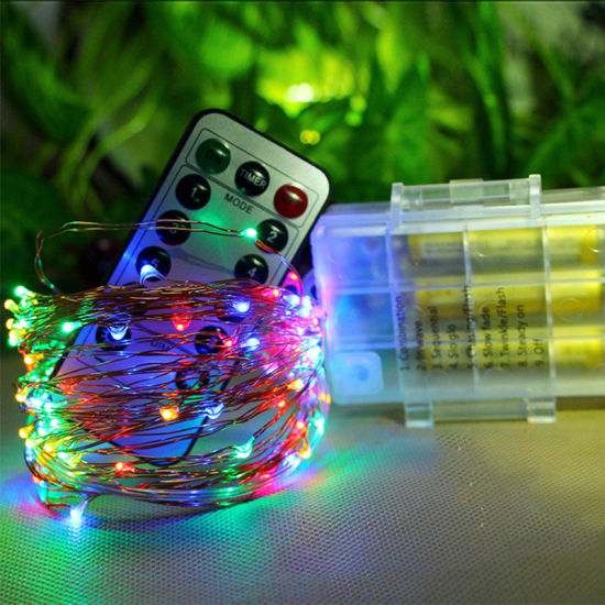 Image de La bande de LED allume la télécommande à piles pour la décoration de jardin à la maison de pièce