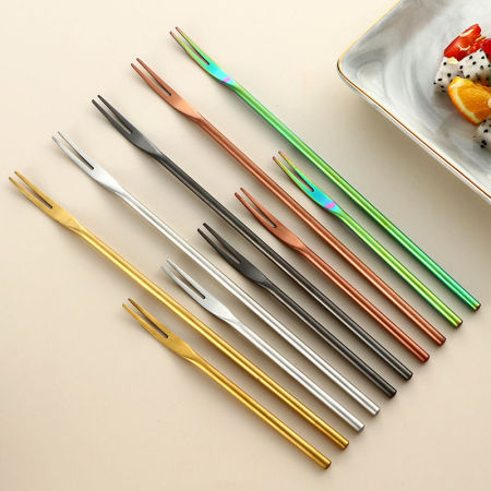 304 Stainless Steel Sanding Long Fruit Fork