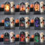Изображение LED Light Plastic Tombstone Halloween Ornaments Decorations Party Props