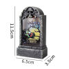 Picture of LED Light Plastic Tombstone Halloween Ornaments Decorations Party Props