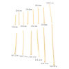 Picture of Brass Head Pins 18K Real Gold Plated 50 PCs
