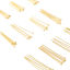 Picture of Brass Ball Head Pins 18K Real Gold Plated 50 PCs