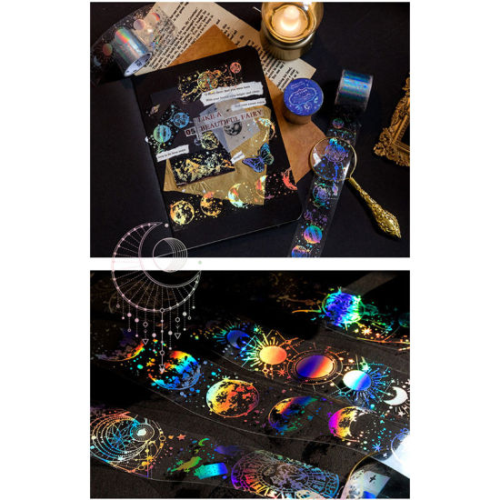 Picture of Fairy Tale Laser PET DIY Scrapbook Adhesive Tape Decoration