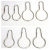 Image de Anneaux de gourde ouverts mousqueton porte-clés pince crochet accessoires pour Rideau en alliage à base de fer