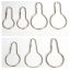 Picture of Iron Based Alloy Curtain Open Gourd Rings Carabiner Keychain Clip Hook Accessories