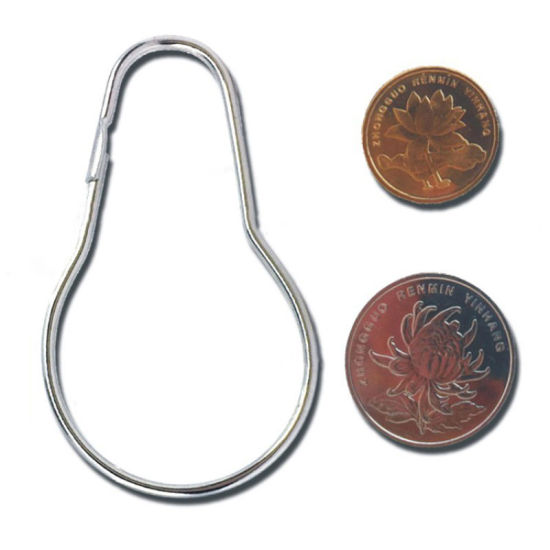 Изображение Iron Based Alloy Curtain Open Gourd Rings Carabiner Keychain Clip Hook Accessories