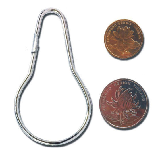 Изображение Iron Based Alloy Curtain Open Gourd Rings Carabiner Keychain Clip Hook Accessories