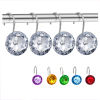 Изображение Iron Based Alloy & Acrylic Rhinestone Curtain Hook Accessories For Bathroom Shower Rods Curtains