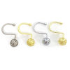 Picture of Iron Based Alloy Rust Resistant Ball Curtain Hook Accessories For Bathroom Shower Rods Curtains
