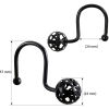 Picture of Iron Based Alloy Rust Resistant Ball Curtain Hook Accessories For Bathroom Shower Rods Curtains