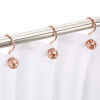 Picture of Iron Based Alloy Rust Resistant Ball Curtain Hook Accessories For Bathroom Shower Rods Curtains