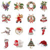 Picture of Christmas Pin Brooches Multicolor Enamel 1 Piece