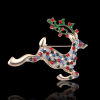 Picture of Christmas Pin Brooches Multicolor Enamel 1 Piece