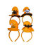 Immagine di Plastica & Velluto Halloween Fascia per Capelli Arancione 23cm x 11.5cm, 1 Pz
