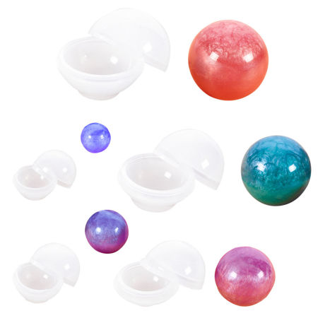 Silicone Resin Mold For Jewelry Making Ball White 1 Piece