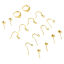 Picture of Copper Ear Wire Hooks Earring Gold Filled W/ Loop Post/ Wire Size: (21 gauge), 4 PCs