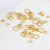Picture of Copper Open Jump Rings Findings Gold Filled Circle Ring 10 PCs