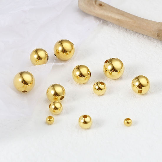 Picture of Copper Beads Gold Filled Round 20 PCs