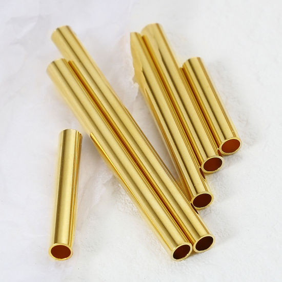 Picture of Copper Beads Gold Filled Tube 5 PCs