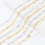 Bild von Messing Kette Herz Bunt 5x3mm, 2 Meter