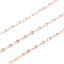 Bild von Edelstahl Halskette Oval Rosegold 1 Strang