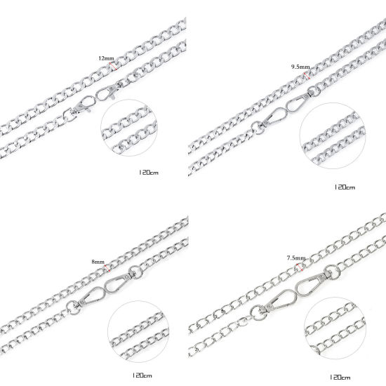 Bild von Aluminium Tasche Ketten Riemen Bunt 1 Strang