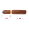 Image de Boîte de Stockage Aiguille en Bois Naturel Colonne Multicolore 8.5cm x 1.8cm, 1 Pièce