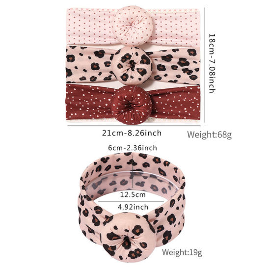 Picture of Tied Knot Cotton Elastic Headband For Baby Girls Newborn Infant