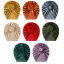 Bild von Gebundener Knoten Samt Turban Hut Beanie Mütze Für Baby Mädchen Neugeborenes Kleinkind