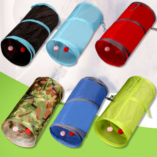 Изображение Cat Tunnel Interactive Pet Toy Collapsible Durable Portable Tear-Resistant Keep Your Pets Stimulated Active And Happy