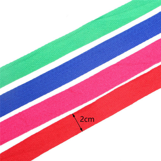 Image de Polyester Ruban Multicolore 2cm, 1 Rouleau 5 Yards/Rouleau)