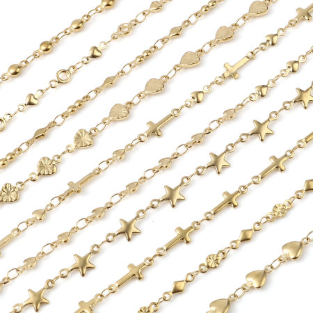 1 Piece Vacuum Plating Stainless Steel Anklet Gold Plated