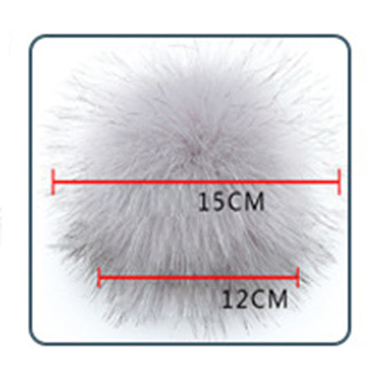 Picture of Plush Pom Pom Balls Multicolor Round 15cm Dia., 1 Piece