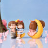 Изображение Couples Doll Resin Micro Landscape Miniature Decoration