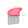 Picture of Stainless Steel Potato Crinkle Cutter Cutting Tool Kitchen Vegetable Salad Fruit Wavy Blade Knife