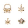 Picture of Brass Christmas Charms Wholesale Real Gold Plated