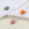 Picture of Zinc Based Alloy & Magnetic Hematite Magnetic Clasps Round Multicolor Painted 13mm x 8mm, 10 PCs