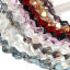 Picture of Glass Beads Irregular Multicolor About 16mm x 10mm, Hole: Approx 1.2mm, 65.5cm - 65cm long, 1 Strand (Approx 47 PCs/Strand)