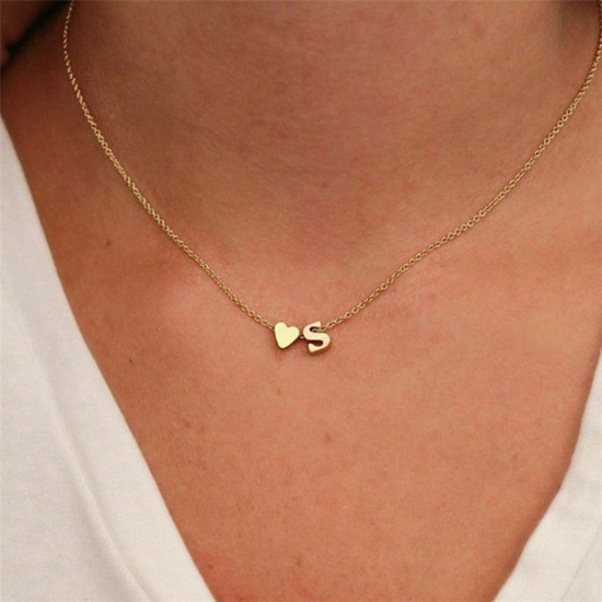 Image de Perles en Laiton Plaqué Or Véritable 14K Lettre 5 Pcs