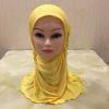 Изображение Flower Rayon Muslim Girl's Turban Hijab For 2-7 Years Old