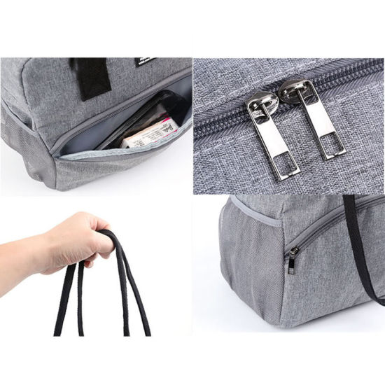 Picture of Cationic Dyed Polyester Waterproof Large Capacity Portable Insulated Lunch Bag