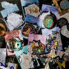 Picture of Paper DIY Scrapbook Deco Stickers Multicolor 1 Bag ( 40 PCs/Packet)