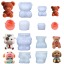 Picture of Silicone Resin Mold For Jewelry Making Animal White 1 Piece