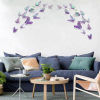 Изображение Rainbow AB Color Hollow Filigree Butterfly Wall Stickers Art Home Decoration