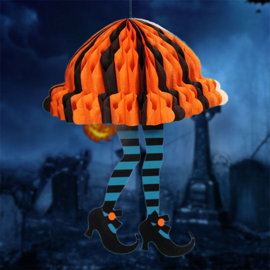 Picture of Halloween Skirt High Heels Paper Home Party Hanging Decoration Ornaments